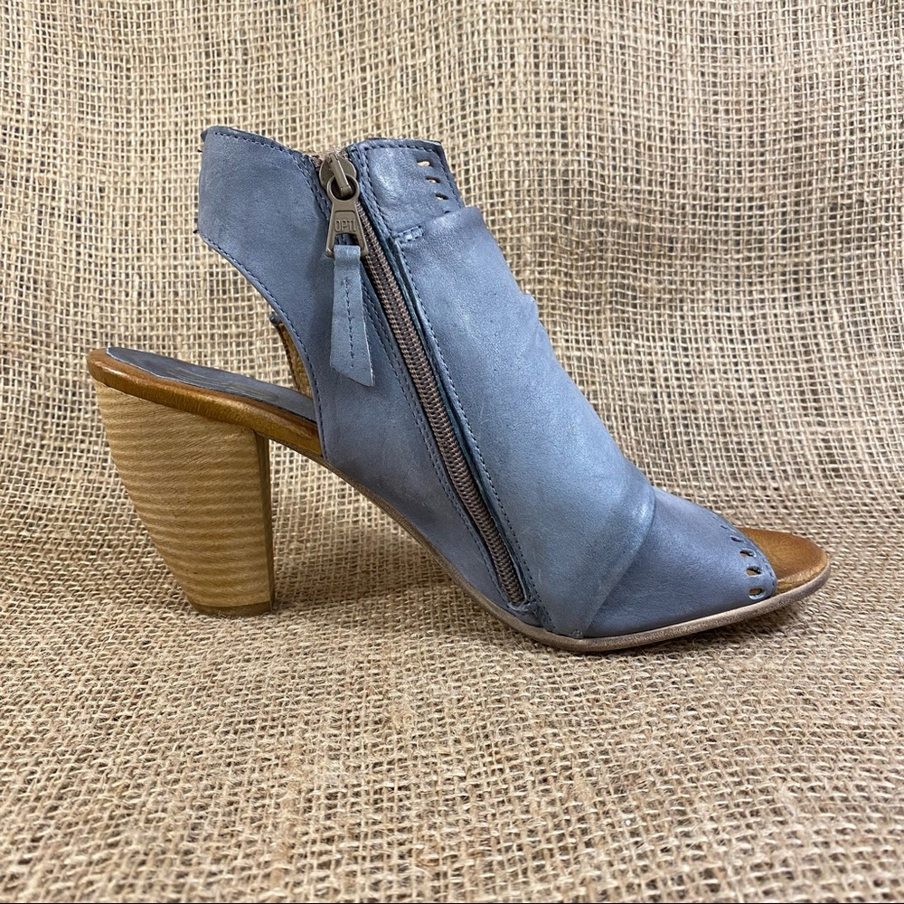 🛑SOLD🛑  Miz Mooz Sandals Heel Becca Zip Size 9.5 -10 EU 41 - Picture 4 of 10